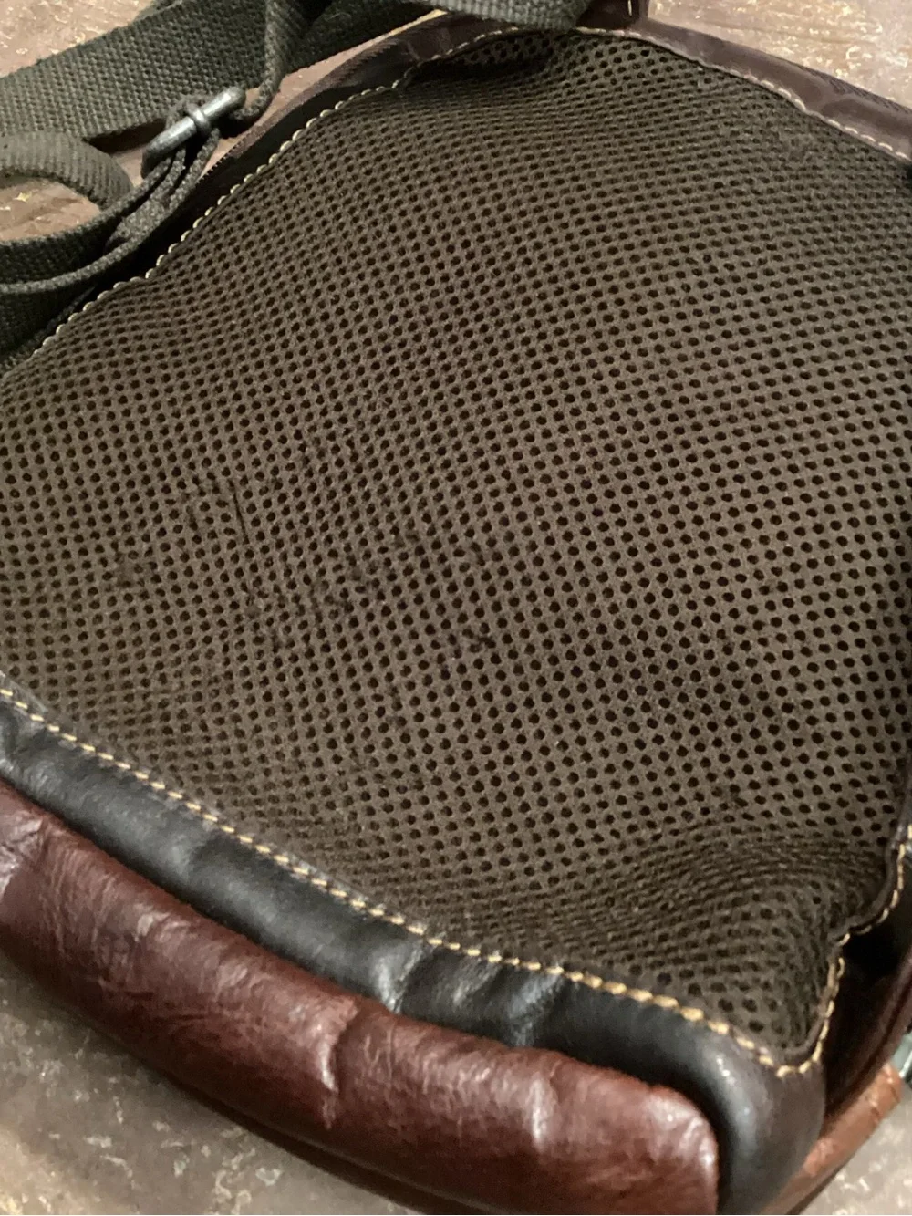 Jack Georges Voyager Small Backpack #7835 Brown Buffalo Leather Mini Bag